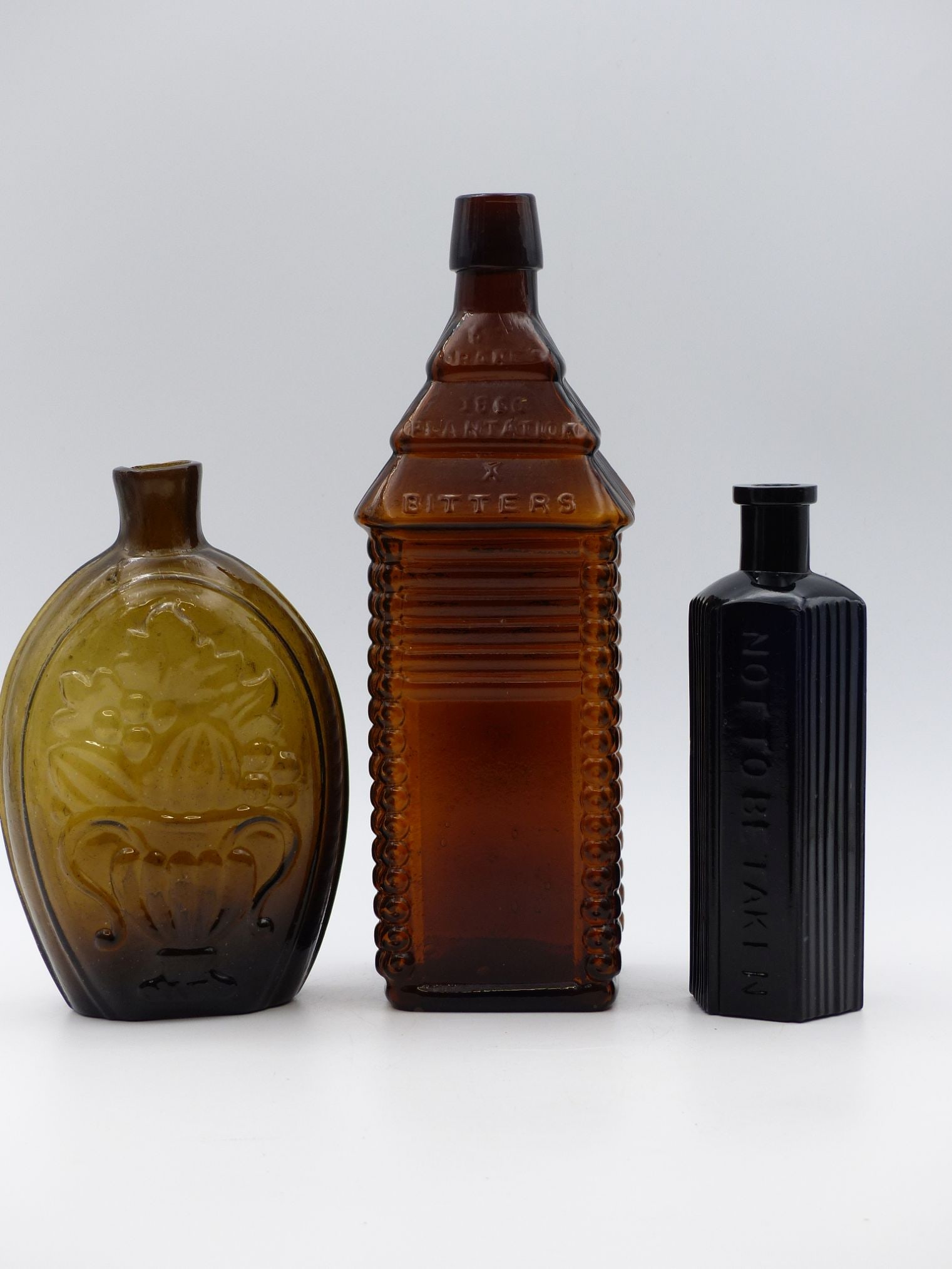 1850 Plantation Bitters & Poison Bottle Collection (1 of 6)