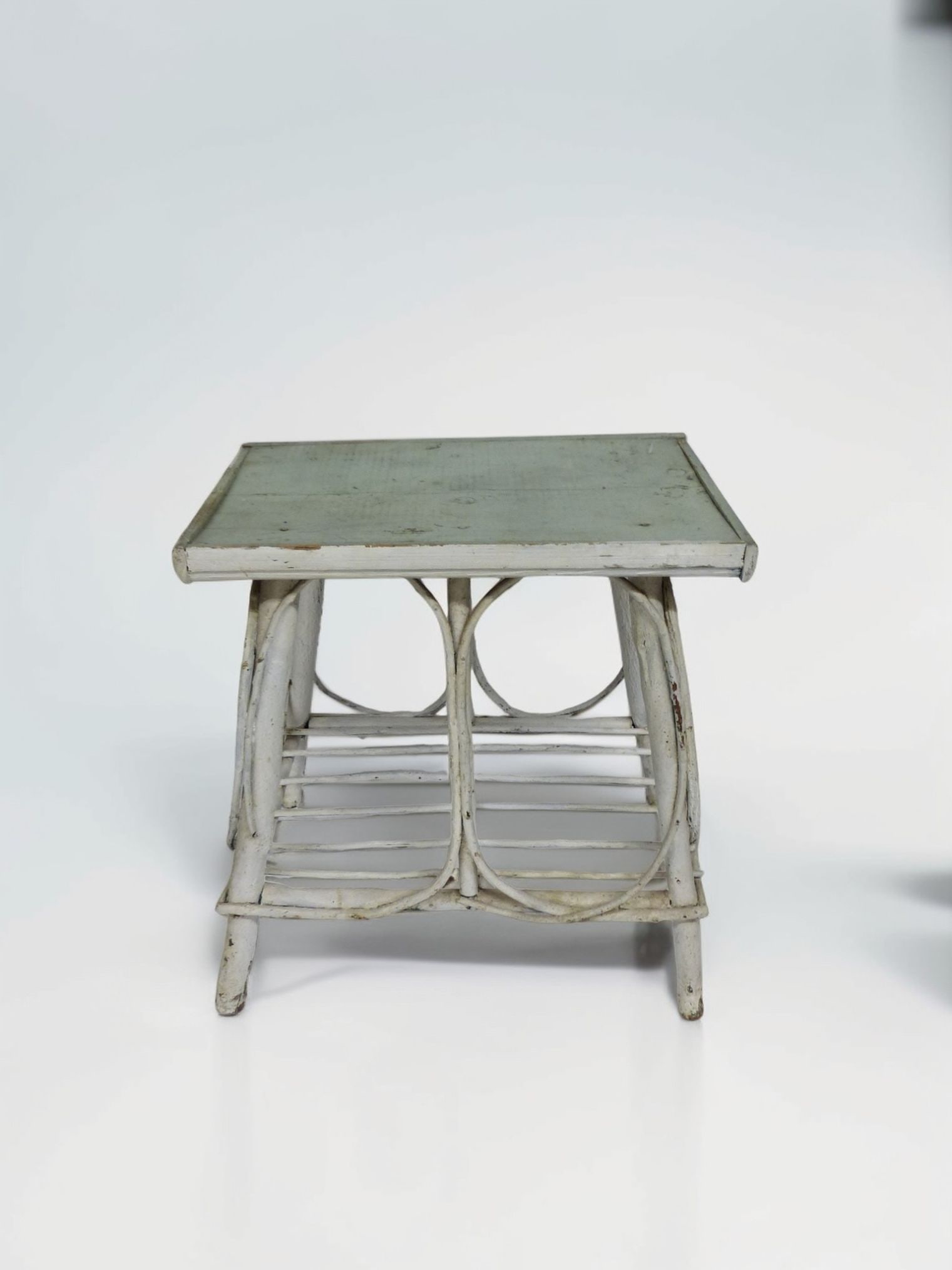 White Painted Willow Twig Table (1 of 5)