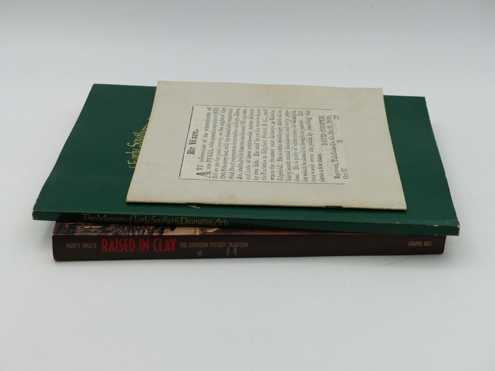 Edgefield District Stoneware Reference Book Collection (1 of 3)