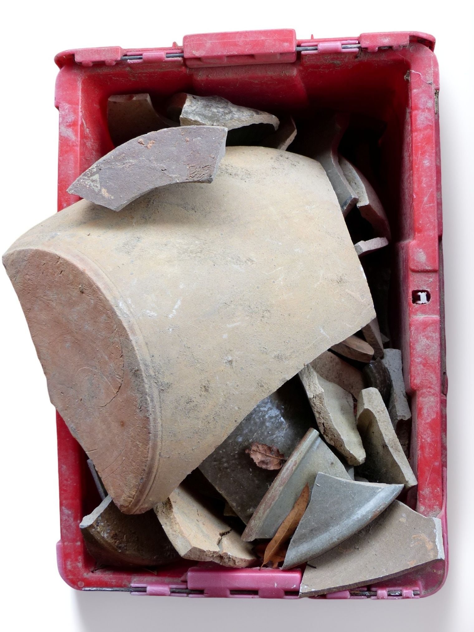 Trap & Chandler Pottery Shards: This lot features a collection of Trap and Chandler pottery shards, showcasing a variety of historical forms and textures from the region. Each piece exhibits distinctive characteristics, including va