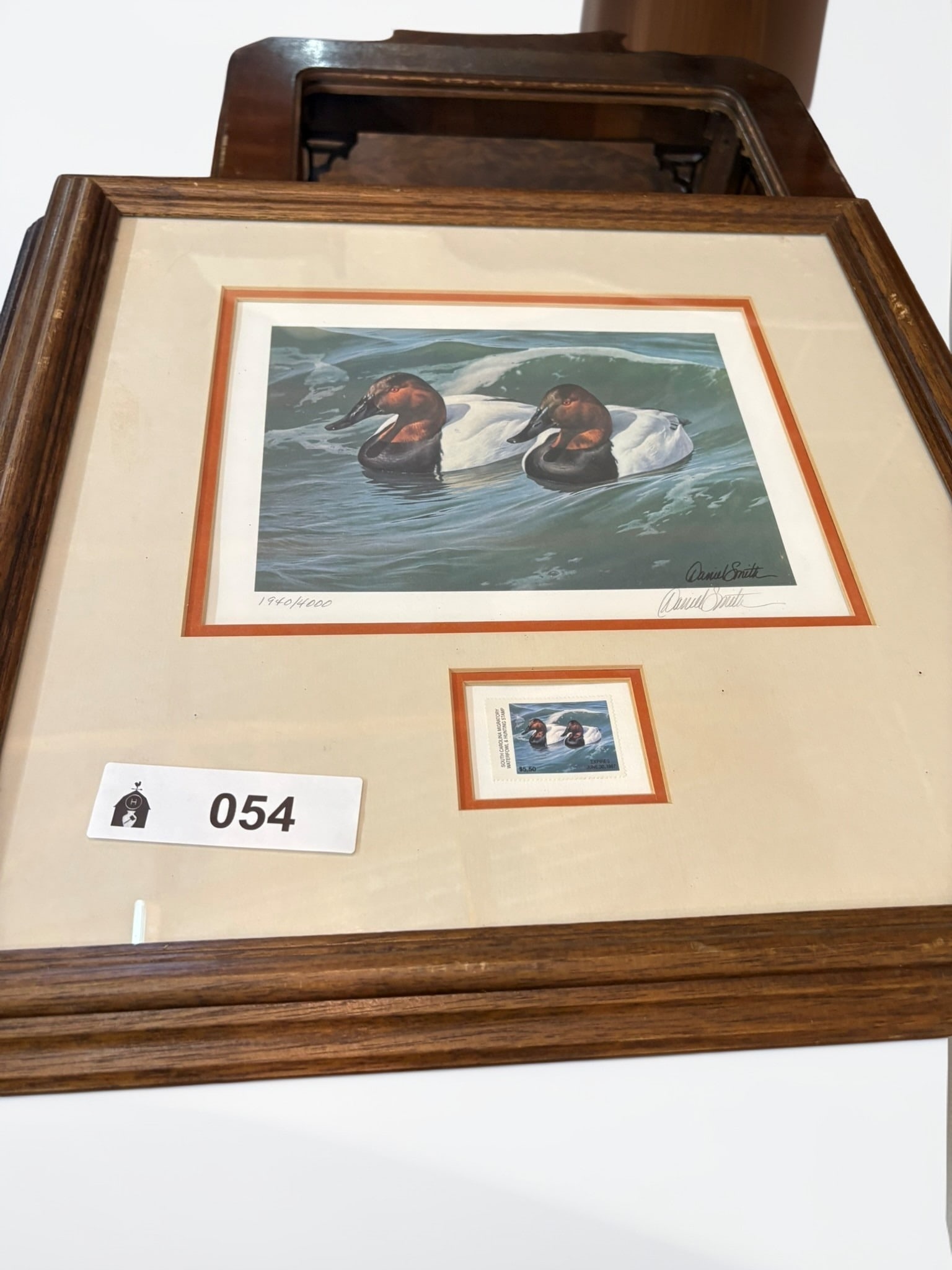 Daniel Smith Signed South Carolina Migratory Waterfowl Conservation Stamp Print (1 of 7)