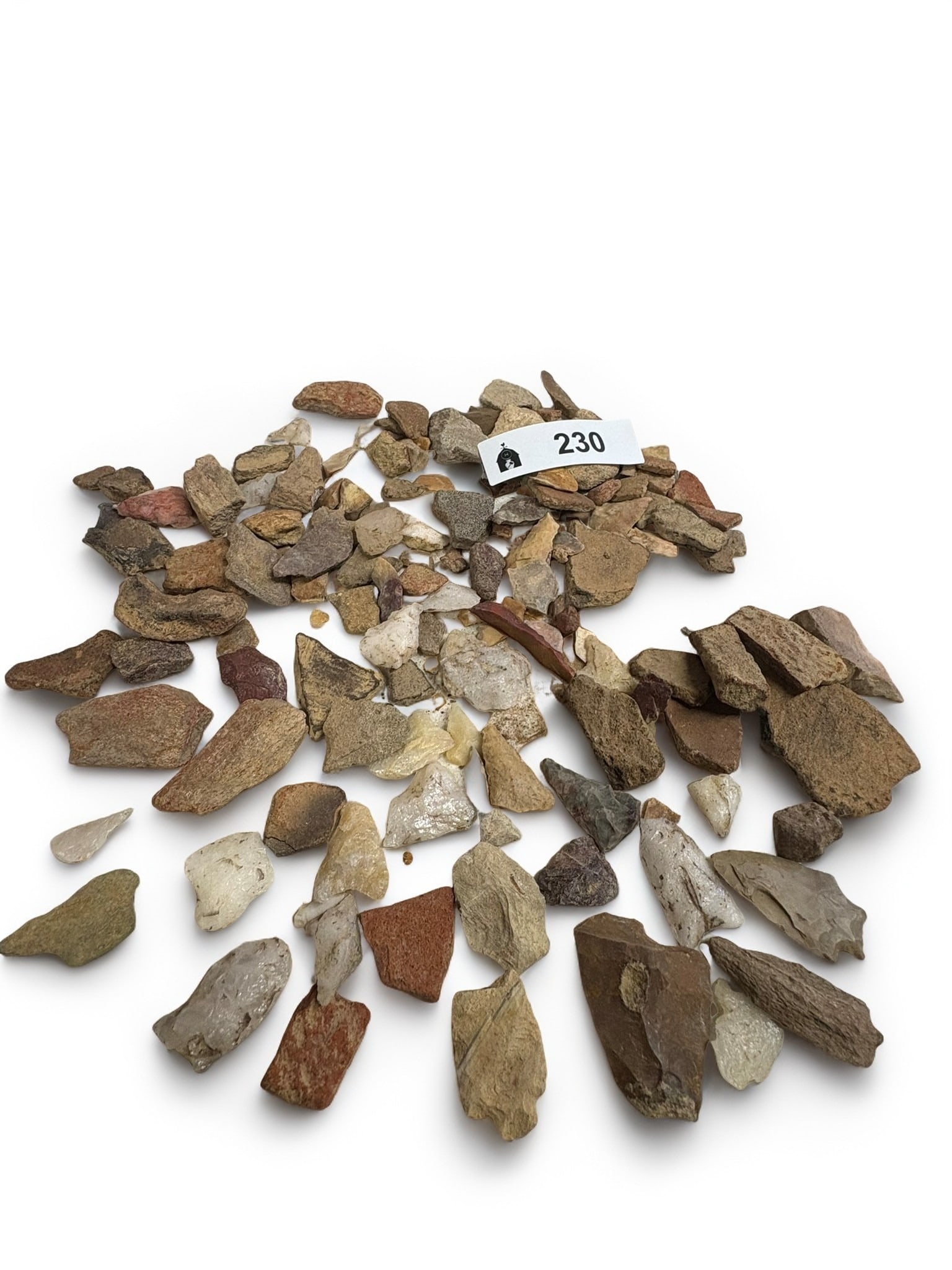 Collection of Assorted Native American Lithic Debitage and Artifact Fragments (1 of 3)