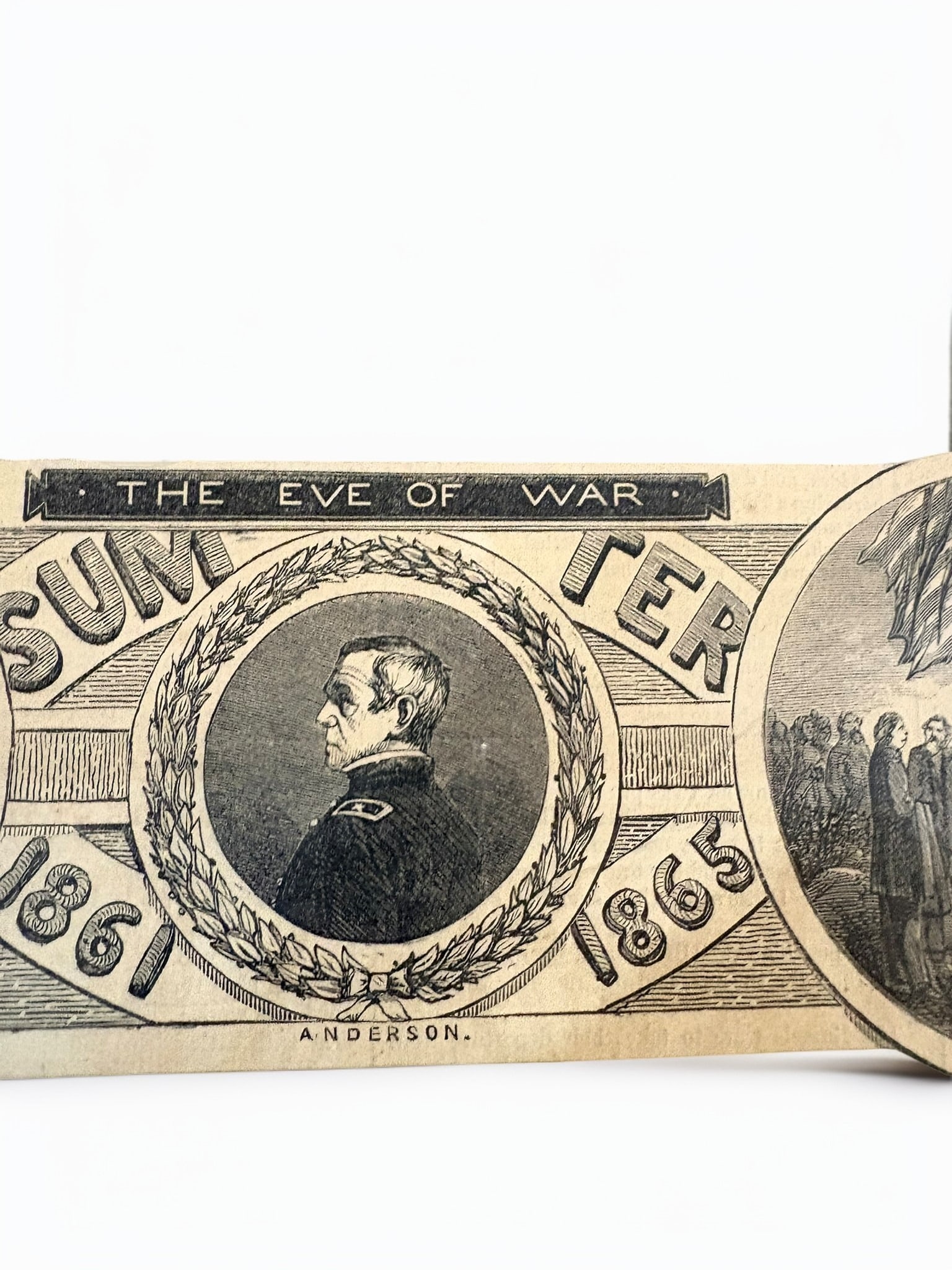 Harper's Weekly Original Print, April 29, 1865: The Eve of War and The Dawn of Peace (1 of 2)