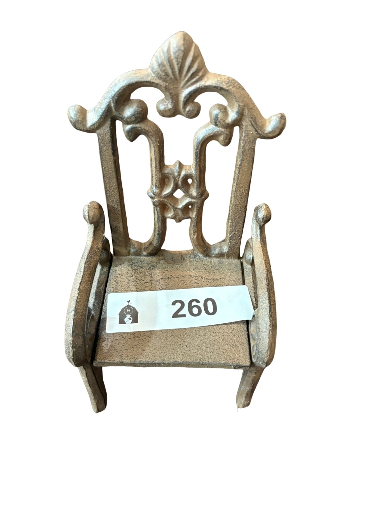 Cast Iron Miniature Dollhouse Chair (1 of 1)