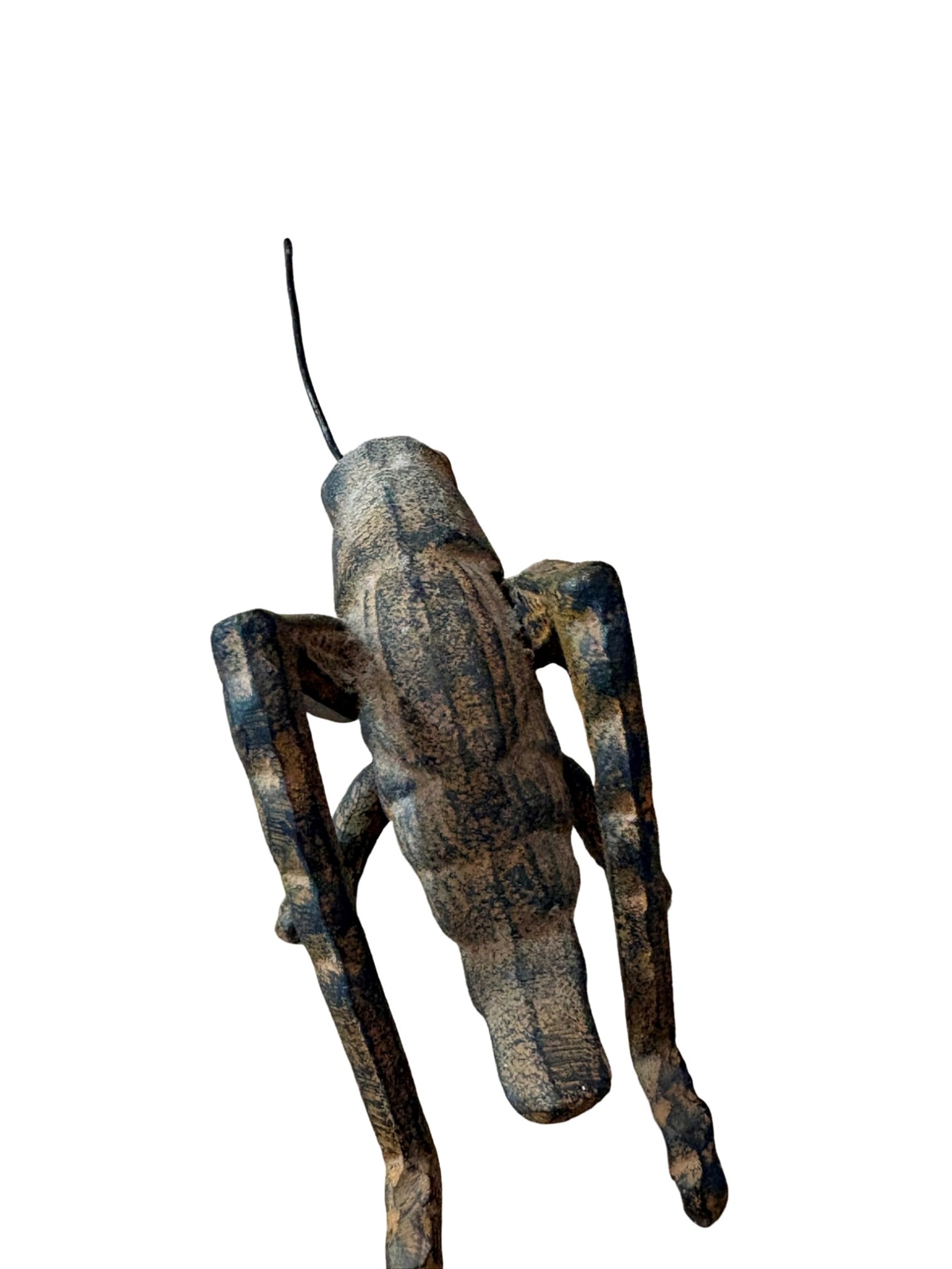 Cast Iron Grasshopper Figurine Paperweight (1 of 3)
