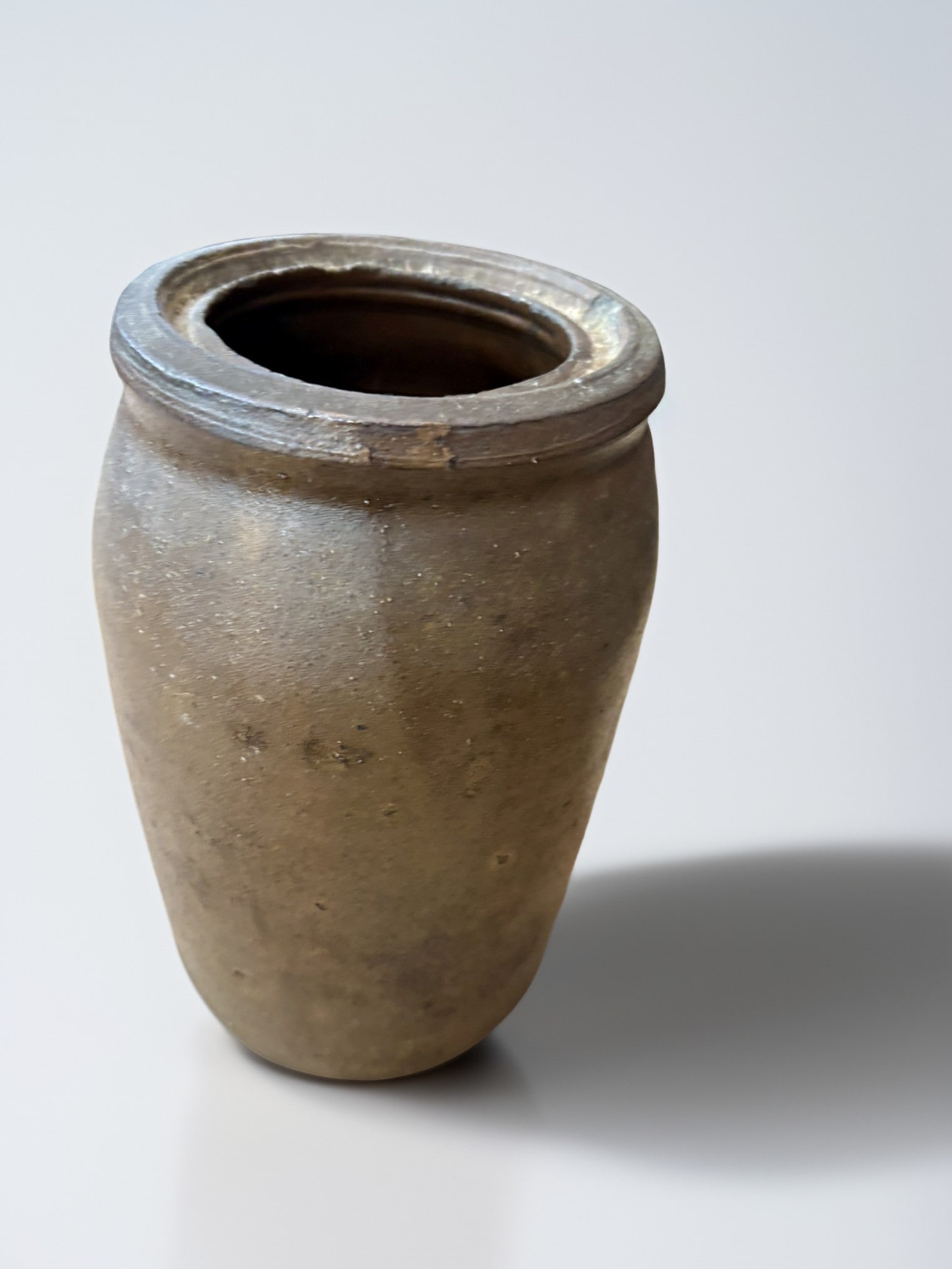 American Salt-Glazed Stoneware Crock (1 of 2)