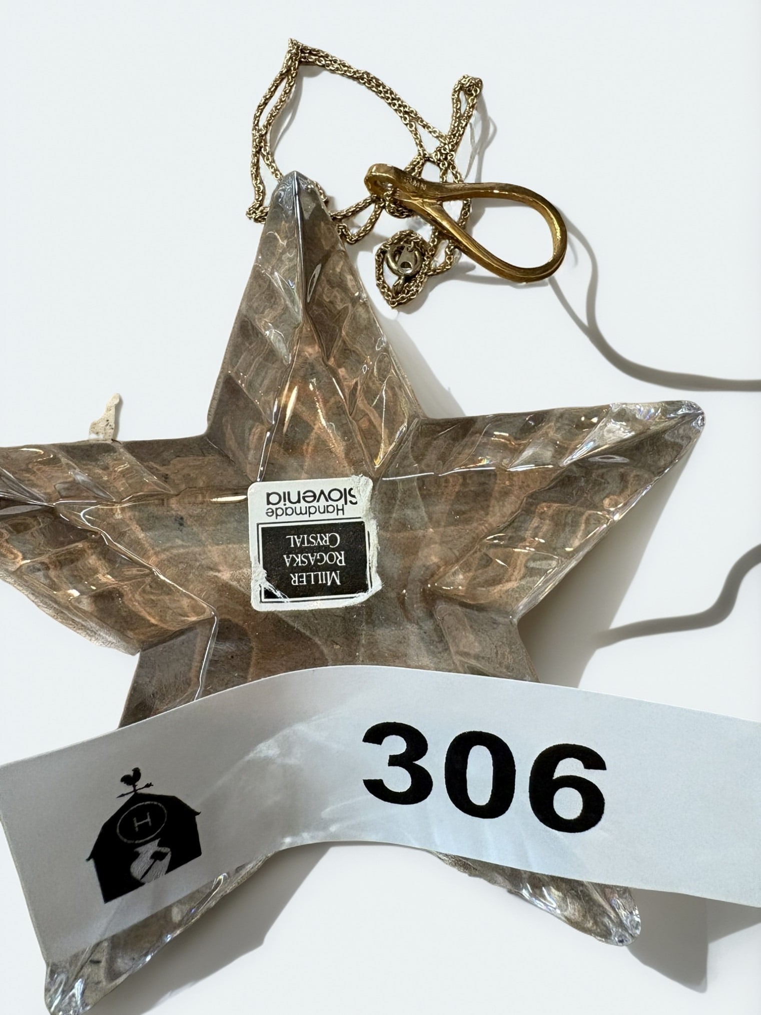 Miller Rogaska Crystal Star Ornament (1 of 1)