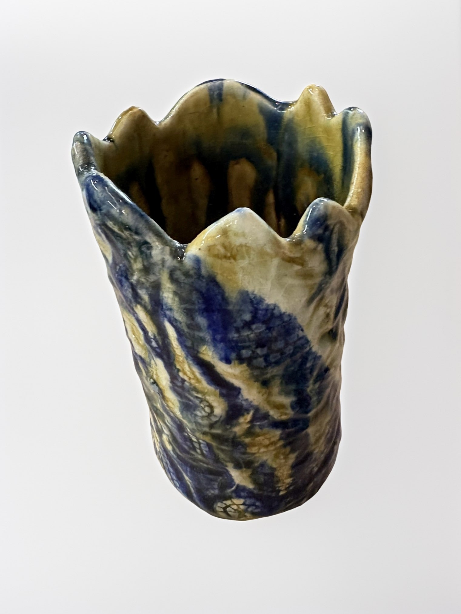 Collection of Four Studio Art Pottery Vases (1 of 4)