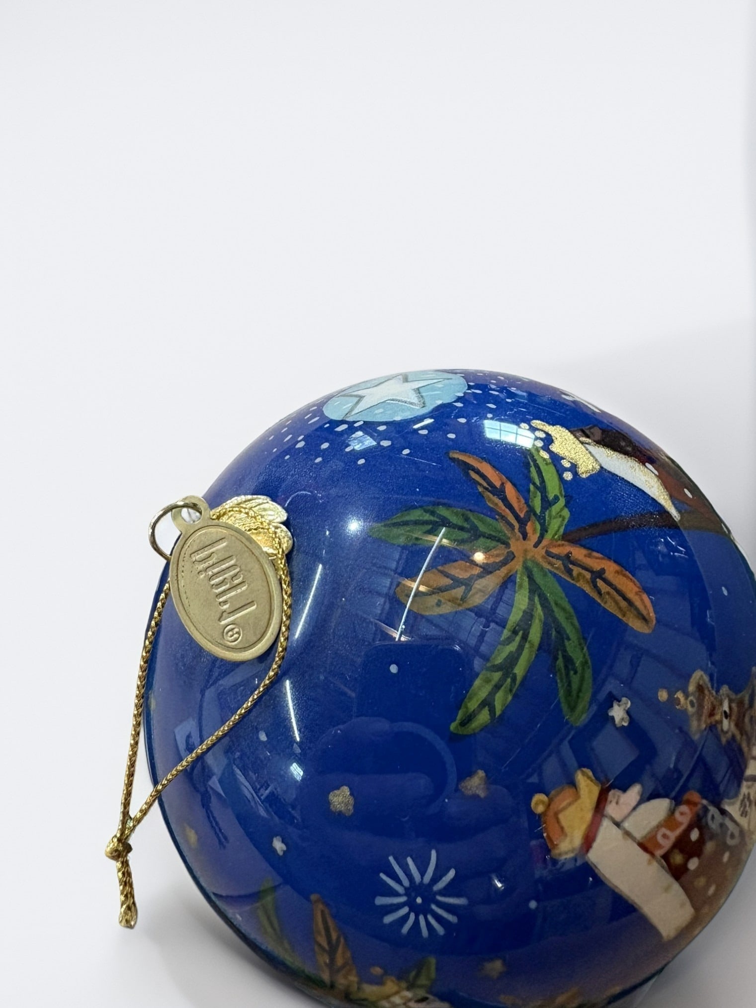 LiBien Collectibles Hand-Painted Glass Christmas Ornament (1 of 2)