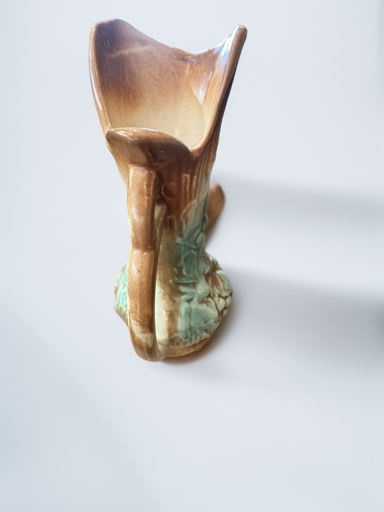 Vintage Ceramic Shell and Leaf Pitcher - 2