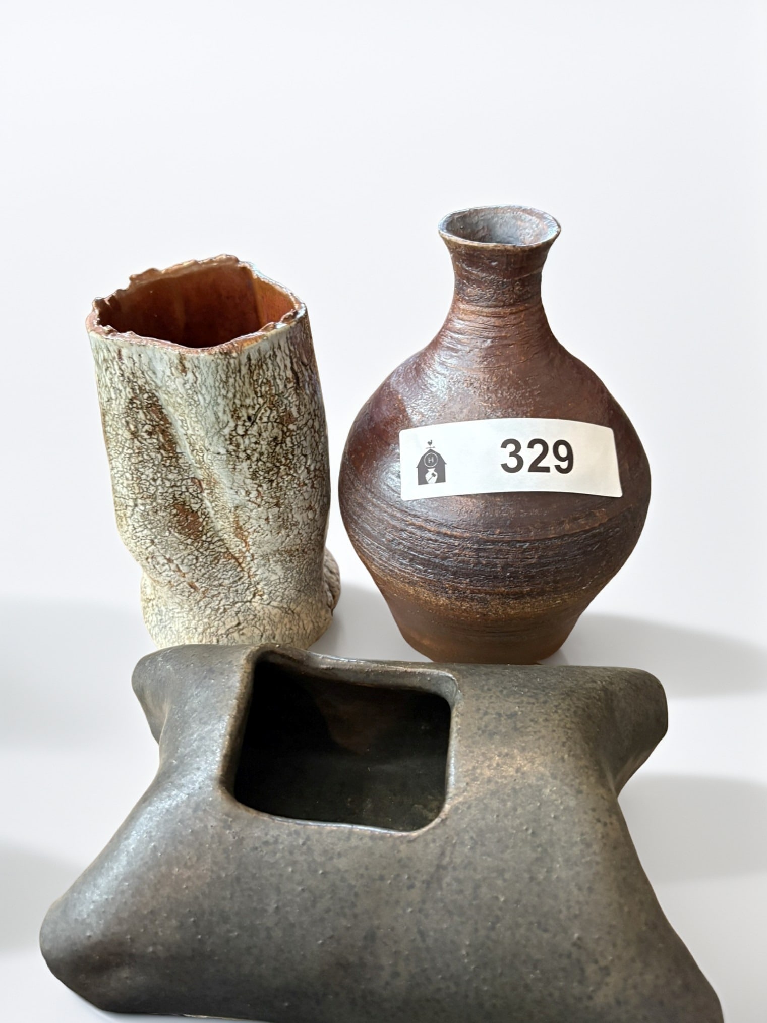 Collection of Three Studio Pottery Vessels (1 of 1)