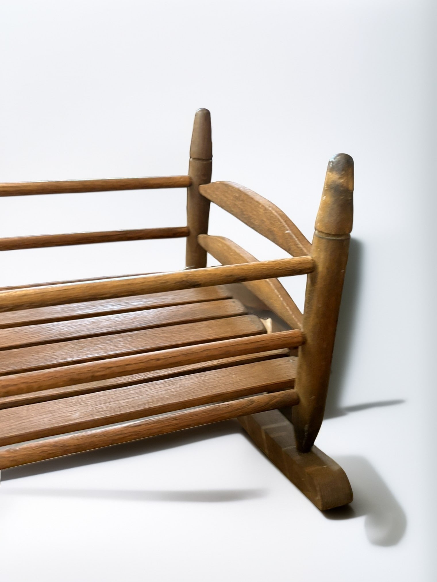 Vintage Wooden Doll Cradle (1 of 1)