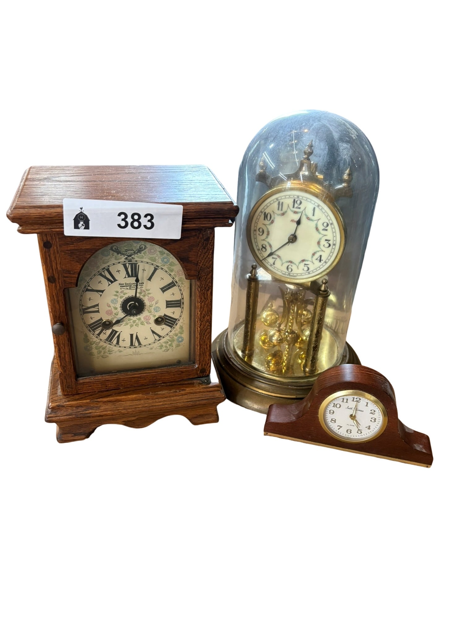 Collection of Three Vintage Table Clocks (1 of 5)