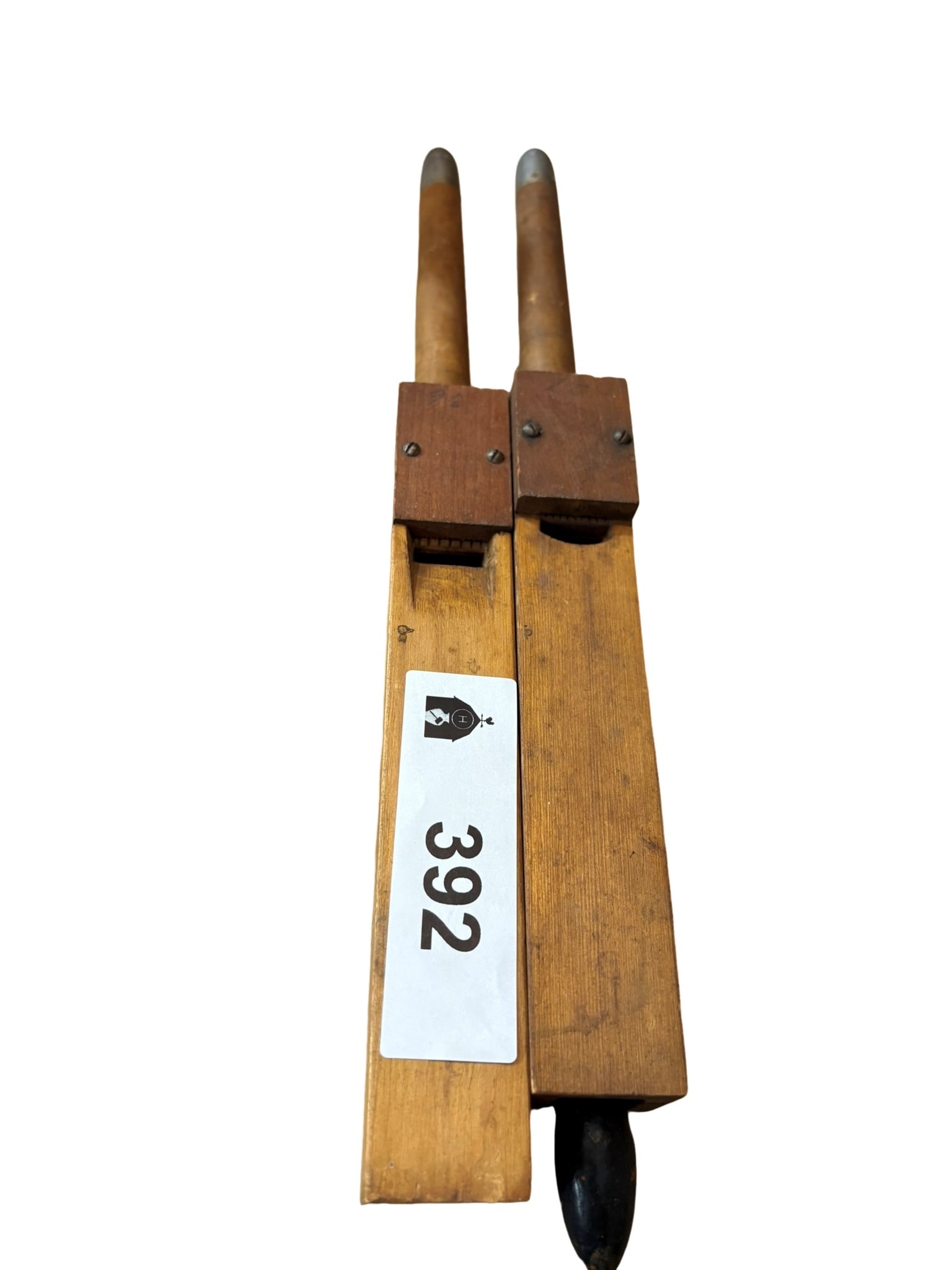 Pair of Antique Pipe Organ Flue Pipes (1 of 1)