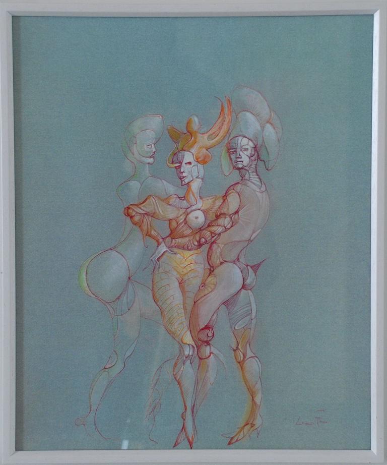 Leonor Fini - Les Fruits de la passion 2 Lithographie (1 of 1)