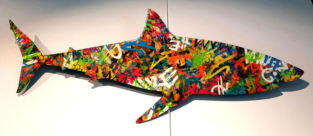 Aiiroh - Street Shark  Affiche et TM sur Aluminium (1 of 1)