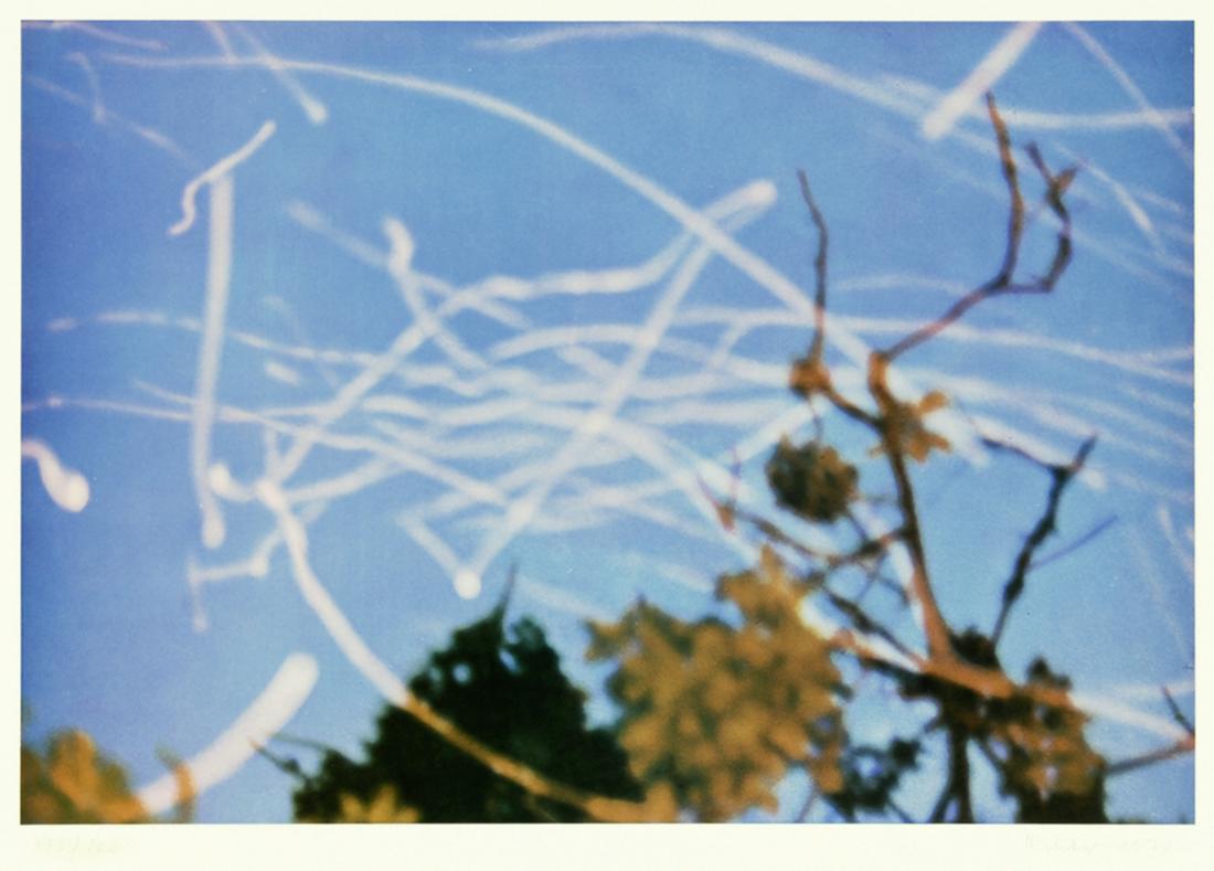 Gerhard Richter - Funken, 1970: Gerhard Richter - Funken, 1970_x000D_ _x000D_ Impression offset originale _x000D_ Signée au crayon et numérotée 31 / 200_x000D_ Extrait de "Graphikmappe des Schweizerischen Kunstvereins