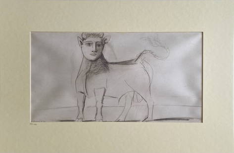 Pablo Picasso (after) - Guernica Study, 1990: Pablo Picasso (after) - Guernica Study, 1990Facsimile of Picasso's study for Guernica, stamped by SPADEM on the back, not signed, not numbered. Limited edition of 1937 + 30AP. Published by Philippe