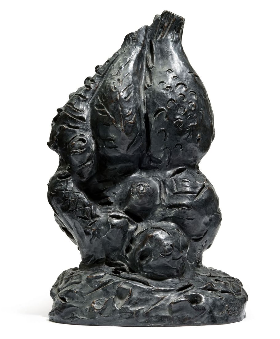 André Masson - Éclosion, 1943: André Masson - Éclosion, 1943Bronze sculpture with dark patina, numbered 4/8, monogrammed, with the foundry mark and the gallery stamp on the lower right side. Foundry: Brustolin, Verona. Cast from