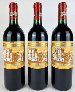Vin - Ducru Beaucaillou 1989: Vin - Ducru Beaucaillou 1989 3 Bottles 0.75L2ème Grand Cru ClasséGood condition