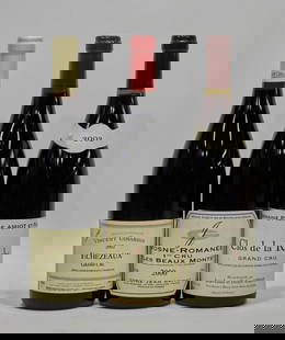 Vin - Selection de Bourgogne: Vin - Selection de Bourgogne Côte de NuitsVosne Romanée Les Beaux Monts Premier Cru 2000, Domaine Jean GrivotEtiquette légèrement éraflée(1 pièce)Clos de la Roche Grand Cru 2002, Domaine