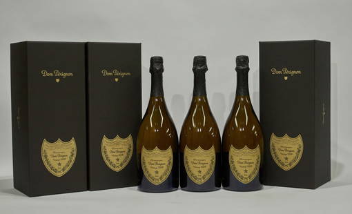 Champagne - Dom Pérignon 2009: Champagne - Dom Pérignon 2009 6 Bouteilles Avec coffrets 2009 Bon etat 6 Bottles Dom Perignon Brut Vintage 2009Original single coffretsgood condition
