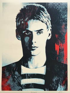 Shepard Fairey - The Tranquility of Solitude (Paul Weller), 2025: Shepard Fairey - The Tranquility of Solitude (Paul Weller), 2025Screen print on thick cream Speckletone paper, signed in pencil by Shepard Fairey and Steve Rapport, numbered /500. Very good
