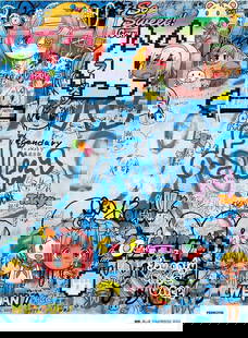 Mr. - Blue Tomorrow, 2023: Mr. - Blue Tomorrow, 2023Poster on paper. Very good condition, 68 x 50 cm. Affiche sur papier. Très bon état, 68 x 50 cm.