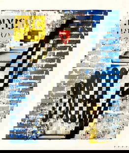 SEEN - Street Splash NYC, 2023: SEEN - Street Splash NYC, 2023Spray and acrylic on canvas (without frame). Unique artwork hand signed by the artist. Very good condition, 71 x 60 cm.Spray et acrylique sur toile (sans châssis).
