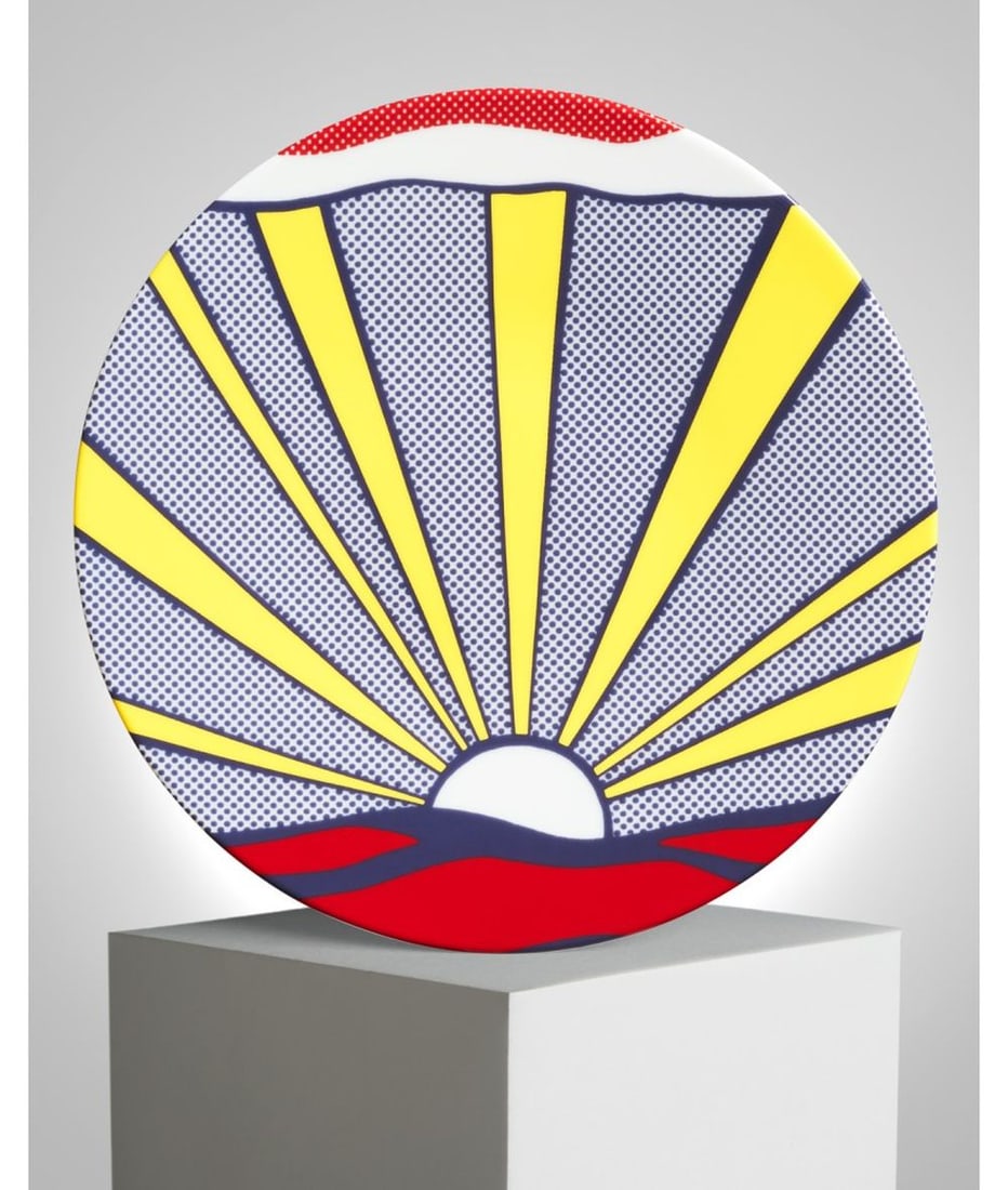 Roy Lichtenstein (after) - "Sunrise" Porcelain Plate (1 of 1)