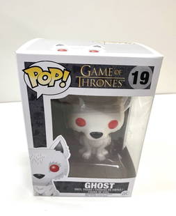 Game Of Thrones - Pop! Ghost: Game Of Thrones - Pop! Ghost Vinyl bobble-head figure in original box. Box dimensions: 17 x 12.5 x 9.5 cmFigurine à tête branlante en vinyle dans sa boîte d'origineDimensions de la boîte : 17 x