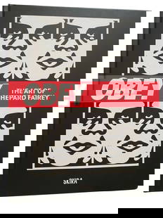 Shepard Fairey - The Art of Shepard Fairey (signed book), 2024: Shepard Fairey - The Art of Shepard Fairey (signed book), 2024239 page hard-cover book, hand-signed by artist. The Art of Shepard Fairey is a compendium of Obey’s art from its beginnings to the