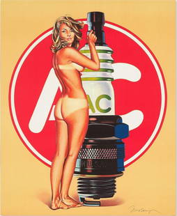 Mel Ramos - A.C. Annie, 1971: Mel Ramos - A.C. Annie, 1971Silkscreen on paper, hand signed by the artist, stamped by the publisher on the back & numbered /5000. Publisher: Bruno Bischofberger, Zurich, 1971. Good condition, 79 x 65