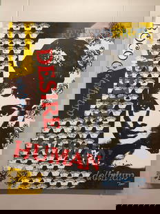 Tessi - Audrey Hepburn: Tessi - Audrey Hepburn Peinture sur toile Technique mixte 119 x 100 cm Signée Painting on canvasTechnique Mixte119 x 100 cmSigned