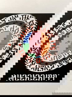 Robert Indiana - Mississippi, 1997: Robert Indiana - Mississippi, 1997Color silkscreen on paper, not signed, not numbered. Extracted from the limited edition portfolio "The American Dream". Publisher: Marco Fine Arts Contemporary Atelie