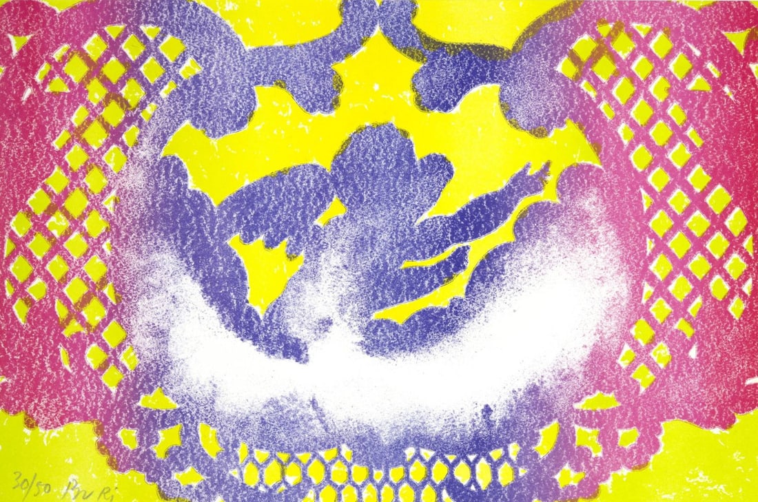 Samuel Buri - Untitled, 1978: Samuel Buri - Untitled, 1978Original lithograph on wove paperHand signed and numbered 30/50Publisher: Medici Butters & Thomet, Solothurn, 1978Very good condition (central fold as published), 23 x 34.5