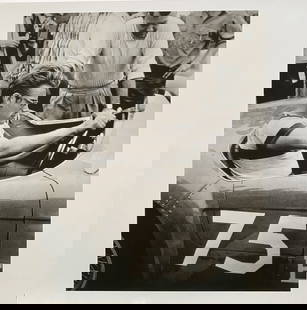 James Dean - photographic print: James Dean - photographic printPhotographic print on paperExtracted from the portfolio "Steve McQueen and James Dean" with preface by H.S.H. Albert of MonacoPublisher: Jay Gatsby, Monaco, 2015Limited