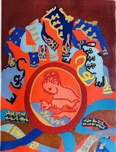 Charles Lapicque - Appareil de la terre, 1961: Charles Lapicque - Appareil de la terre, 1961Original woodcut on wove paper, not signed, not numbered. Extracted from portfolio numbered 64/100. Publisher: Galanis, Paris, 1961. Good condition, 32 x