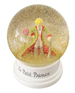 Antoine de Saint-Exupéry (after) - "Le Petit Prince et La Rose" Snow Globe, 2018: Antoine de Saint-Exupéry (after) - "Le Petit Prince et La Rose" Snow Globe, 2018Glass & resin snow globe. Good condition, 8 x 6 x 6 cm. Boule à neige en verre et résine. Bon état, 8 x 6 x 6 cm.