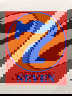 Robert Indiana - Seven, 1997: Robert Indiana - Seven, 1997Color silkscreen on paper, not signed, not numbered. Extracted from the limited edition portfolio "The American Dream". Publisher: Marco Fine Arts Contemporary Atelier, El