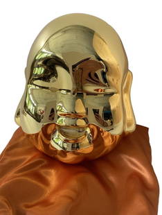 Ray Monde - BB Bouddha Gold, 2015: Ray Monde - BB Bouddha Gold, 2015Resin sculpture, plate signed and numbered 11/15. Comes with the artist's COA. Good condition, 15 x 12 cm.Sculpture en résine, signée dans la planche et numérotée
