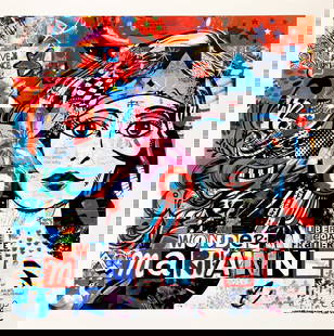 Ary Kp - Wonder Marianne: Ary Kp - Wonder MarianneOriginal poster on modern matte coated paper 200 g Limited edition of 50 ex, hand-signed and numbered by the artist 70 x 70 cmAffiche originale sur papier couché mat moderne