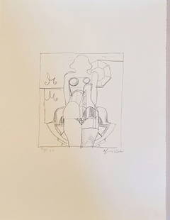 Richard Lindner - Marilyn was here, 1970: Richard Lindner - Marilyn was here, 1970Original lithograph on wove paper, signed in pencil & numbered 6/XXX E.A. (Artist's Proof). Limited edition of 150 ex + 30 A.P. Very good condition, 42 x 31