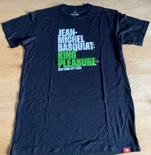 Jean Michel Basquiat - T-Shirt: Jean Michel Basquiat - T-Shirt T-Shirt Black Size M Neww York City 2022New T-shirtNoirTaille mNew York2022Nouveau