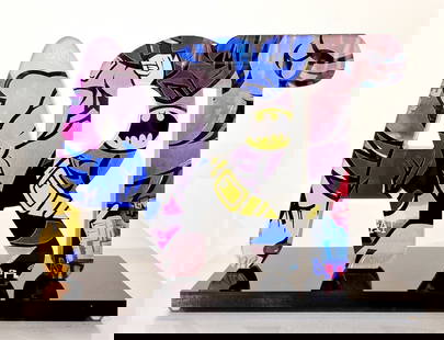 FAT - Art Batman, 2022: FAT - Art Batman, 2022Acrylic glass sculpture, hand signed & numbered, limited edition 10 + 5 AP.Very good condition, 27.5 x 37.5 x 12 cmSculpture en verre acrylique, signée à la main et numérotée