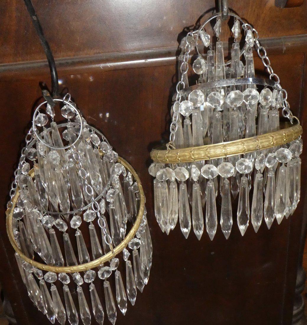 2 Waterfall 3 Tier Chandeliers 120+ Prisms (1 of 3)
