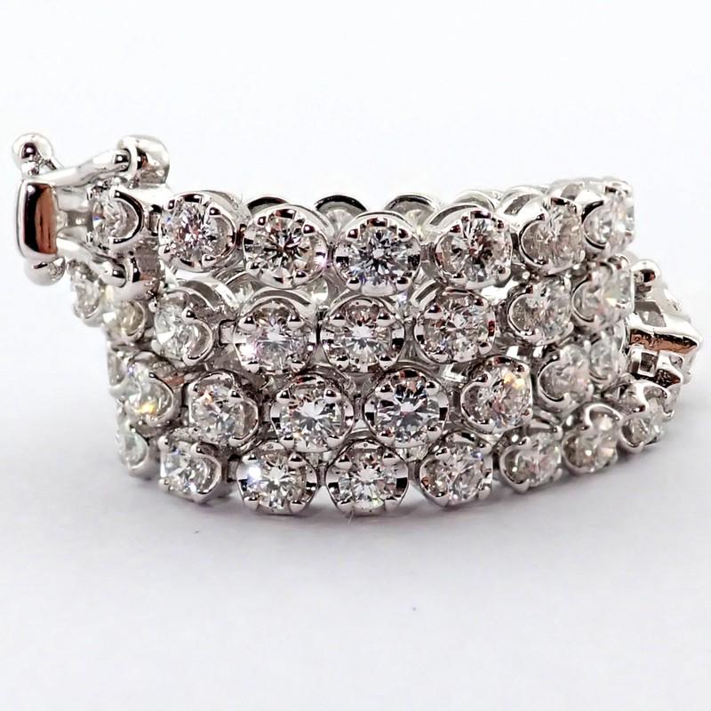 14K Diamond Bracelet 2,00ct (1 of 5)