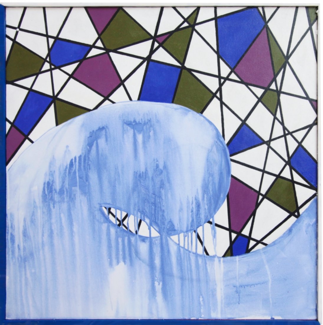 Irina Rodnikoff "Kaleidoscope of Reflections": 2021 year; acrylic on canvas; 80x80 cm