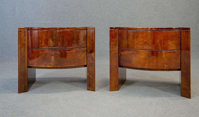 TURA. Pair of bedside tables (1 of 3)