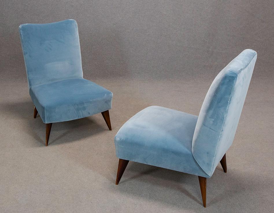 GUGLIELMO VERONESI for ISA. Pair of armchairs (1 of 3)